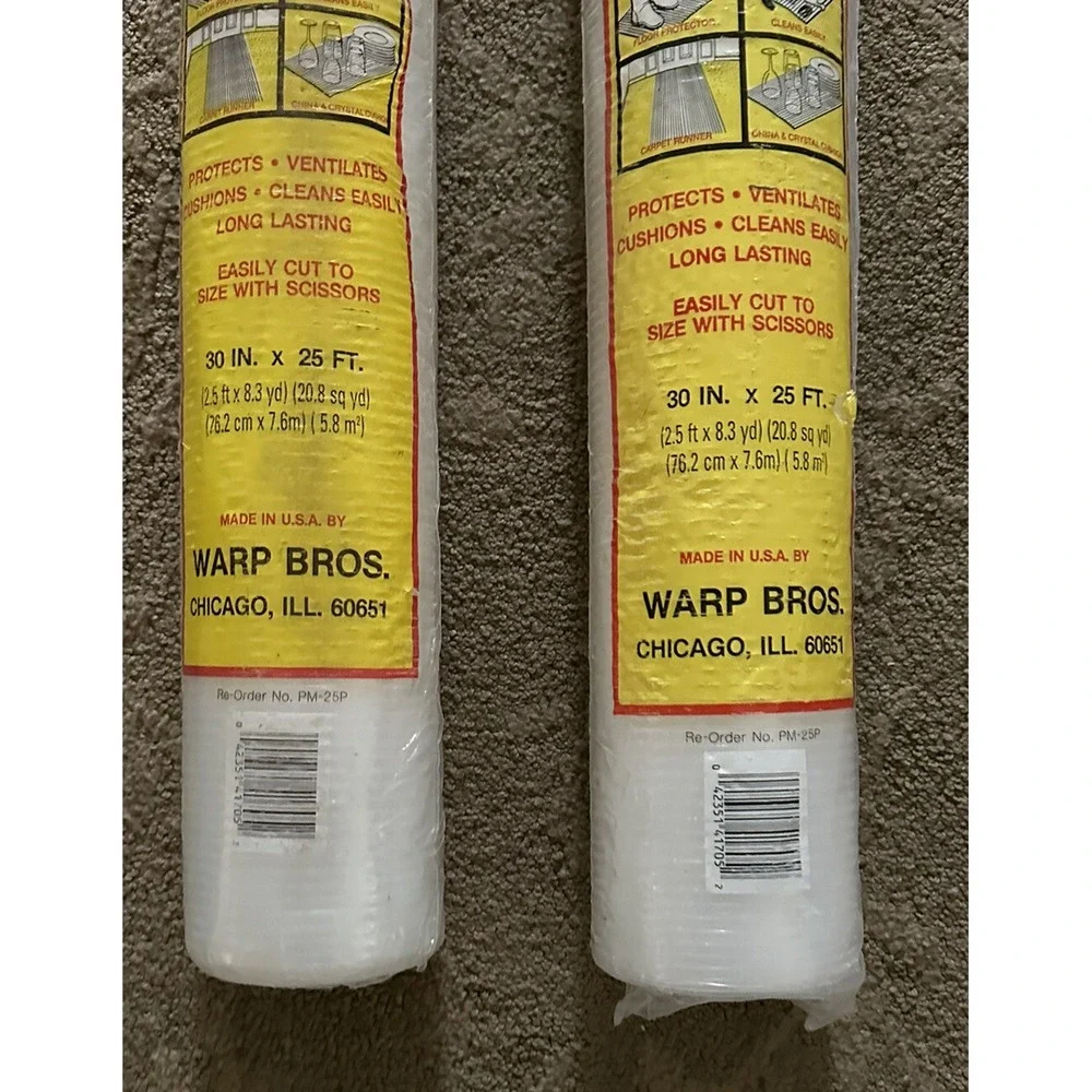 Warp's 2 rolls Ribbed Shelf Liner 30